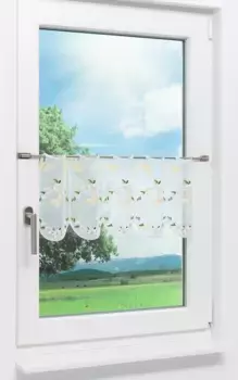 Шторы Plauener Spitze, желтый