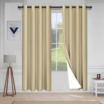 Шторы плотные Easy-Going, золотой