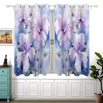 Шторы плотные Yggo, фиолетовый