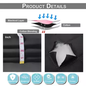 Шторы PMS, черный