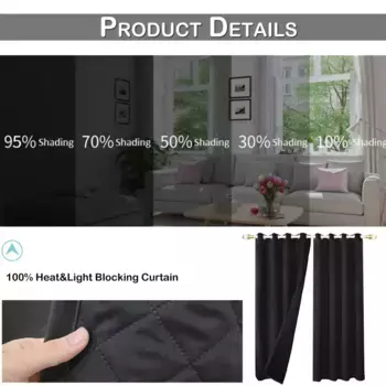 Шторы PMS, черный