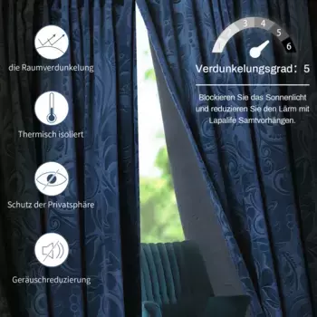 Шторы PMS, синий