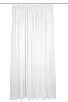 Шторы прозрачный 300/145 см, белый