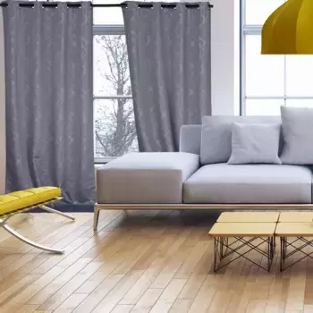 Шторы Relaxdays, серый