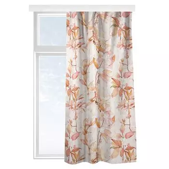 Шторы - Романтическая цветочная акварель розового цвета, размер ВхШ: 300х130 см (1 штора), материал: плотный бархат 510г/м. PPS. Digital Printing