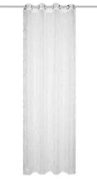 Шторы с люшками sunrise прозрачный 140/245 см, серебряный