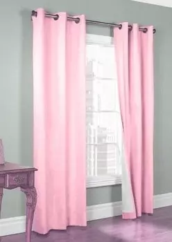 Шторы с люверсами Samimport-2011, розовый
