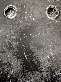 Шторы с мраморным узором, черный