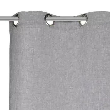 Шторы с ушеками riosta непрозрачный Esposa, антрацитовый