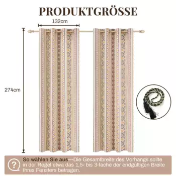 Шторы SERBASIC, цвет Bunt