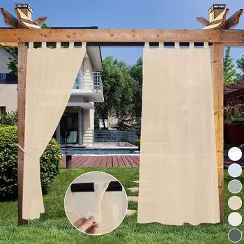 Шторы Шторы с люверсами Шторы с люверсами 140 x 240/250 см 100% полиэстер (Серый 23) easy home, серо-коричневый