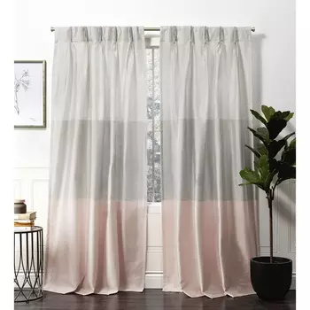 Шторы со складками Chateau Exclusive Рome, серый