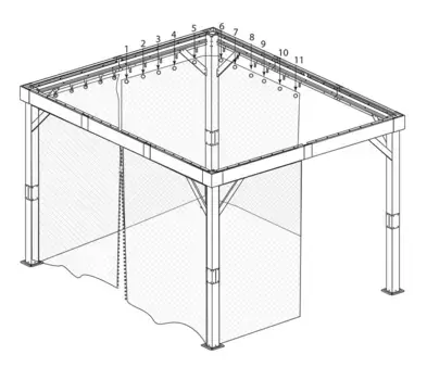 Шторы Sojag, черный