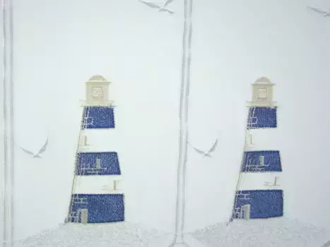 Шторы StarTex, синий