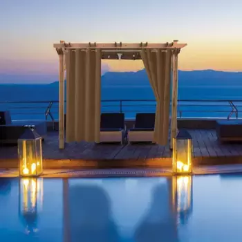 Шторы Topchances, коричневый