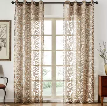 Шторы Topchances, коричневый