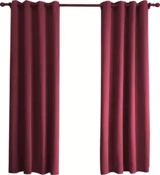 Шторы Topchances, красный