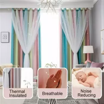 Шторы Topchances, розовый