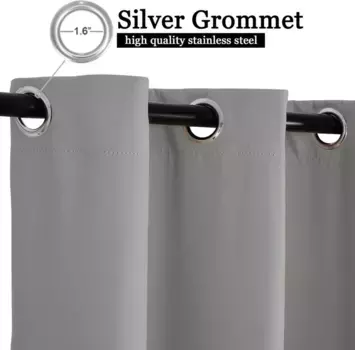 Шторы Topchances, серый