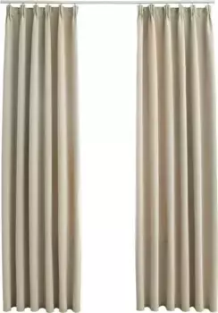 Шторы Vidaxl, бежевый
