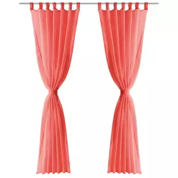 Шторы Vidaxl, красный