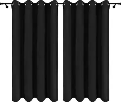 Шторы Voppi, черный