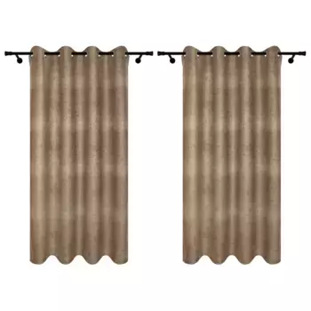 Шторы Voppi, коричневый