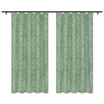 Шторы Voppi, зеленый