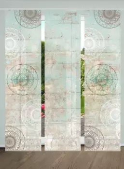 Шторы W. Schmidt GmbH, бирюзовый