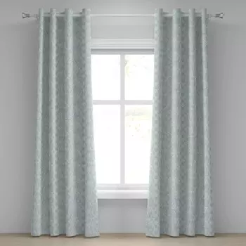 Шторы винтажные с люверсами Ambesonne, белый