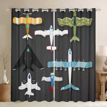 Шторы винтажные YST, серый