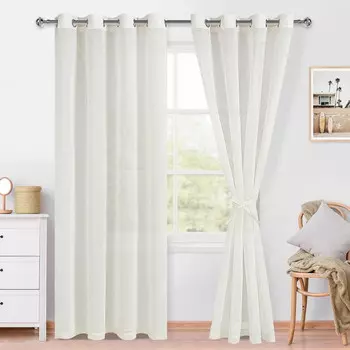 Шторы Xwzo, бирюзовый