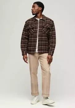 штраф Chaqueta Superdry ИЗЛИШНИЙ ЧЕК, бордовый чек
