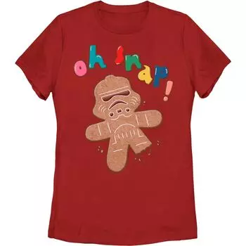 Штурмовик из «Звездных войн» для юниоров Oh Snap! Футболка с рисунком имбирного пряника Star Wars, красный