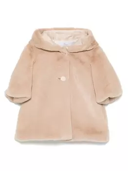 Шуба из искусственного меха Colorichiari, нейтральный цвет