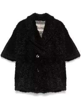 Шуба из искусственного меха Herno, черный