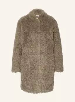 Шуба из искусственного меха Mrs & Hugs, бежевый