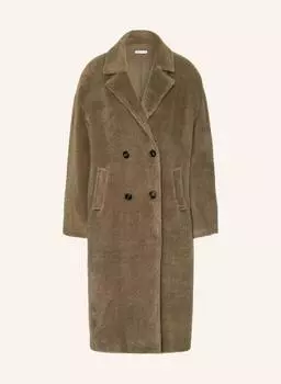 Шуба из искусственного меха Mrs & Hugs, коричневый