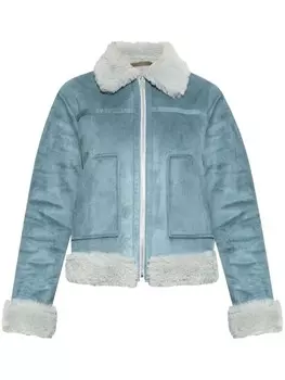 Шуба из искусственного меха PS Paul Smith, синий