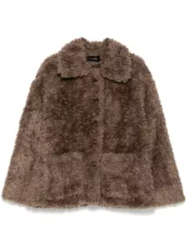 Шуба из искусственного меха Tout a coup, коричневый