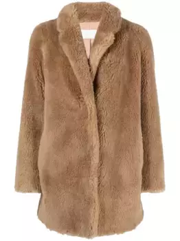 Шуба из искусственного меха YVES SALOMON, нейтральный