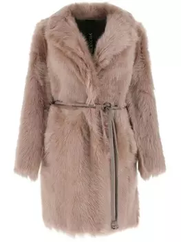 Шуба из овчины Blancha, розовый