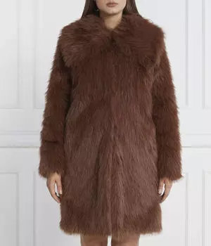 Шуба Pinko, коричневый