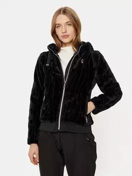 Шуба стандартного кроя Aulp, черный