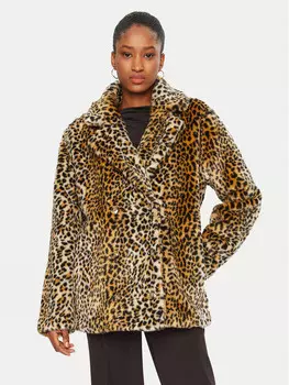 Шуба стандартного кроя Bardot, бежевый