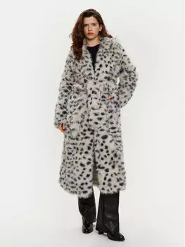 Шуба стандартного кроя Bardot, серый