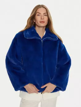 Шуба стандартного кроя Lola Casademunt, синий