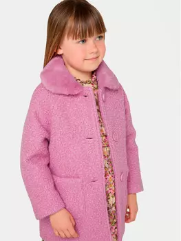 Шуба стандартного кроя Mayoral, розовый