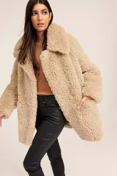 Шуба Тедди из искусственной овчины Next