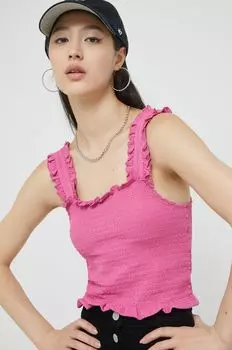 Шумный майский топ Noisy May, фиолетовый